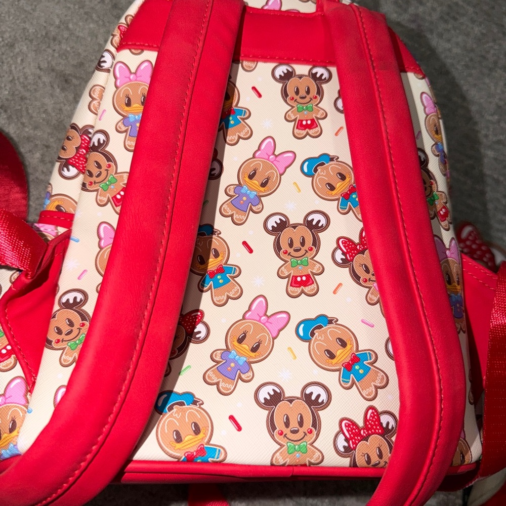 Loungefly Disney Christmas gingerbread backpack and ears set - Picture 2 of 3